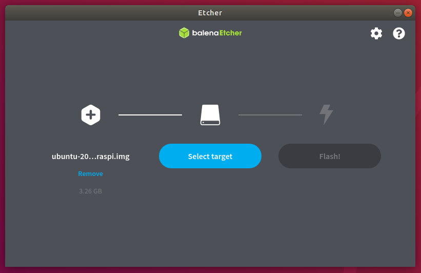 Flash Ubuntu Server